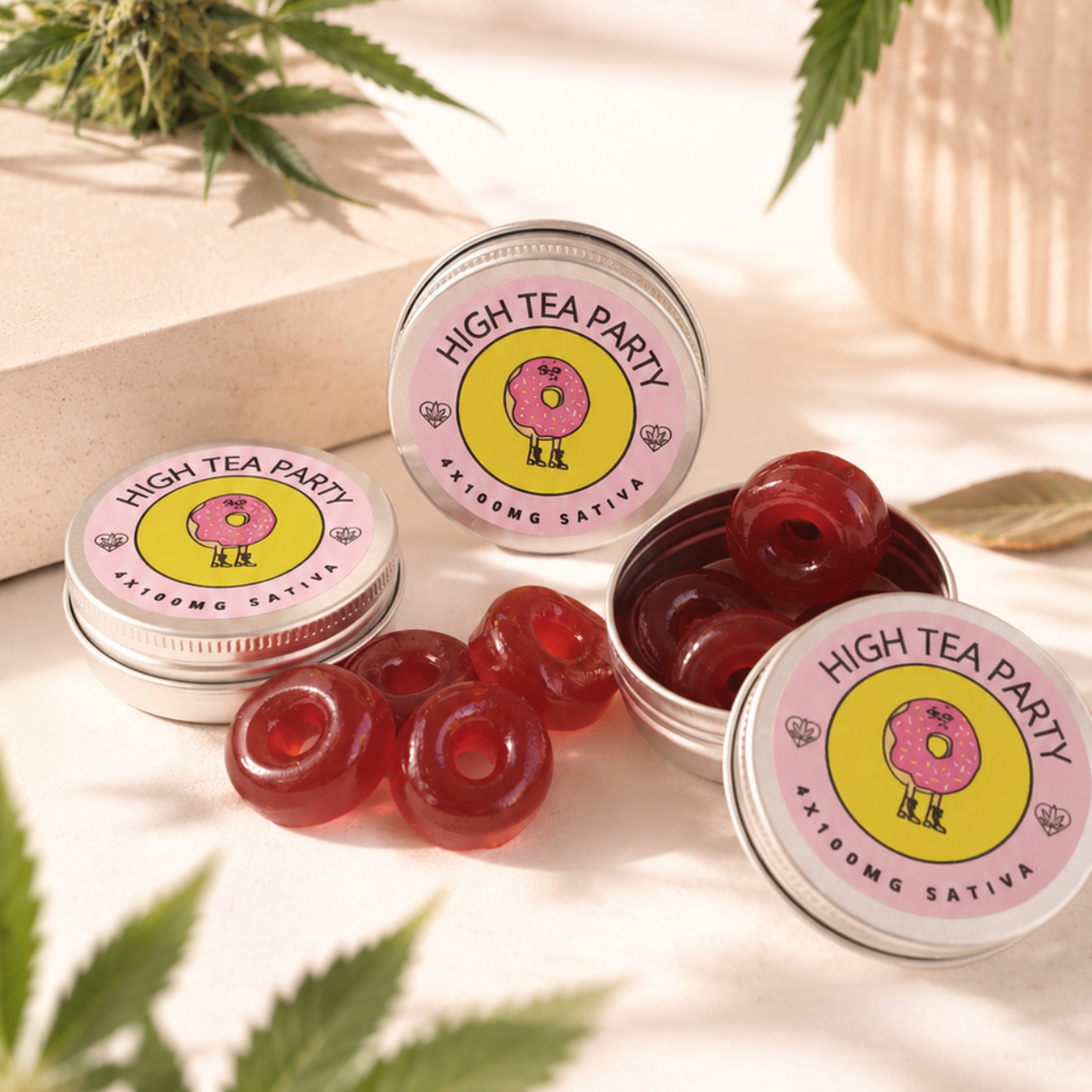 Party 100mg Sativa Gummies (4-Pack)