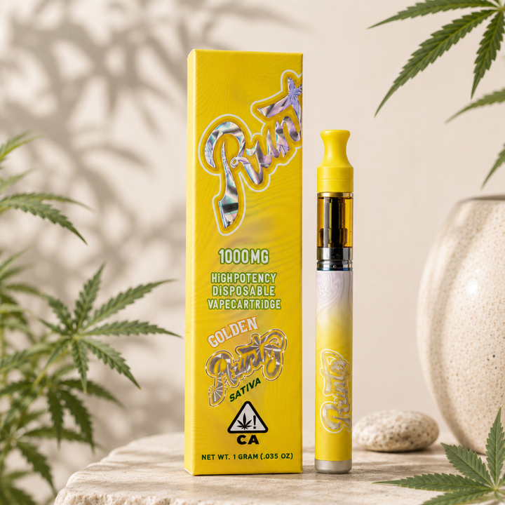 Golden Runtz Sativa Disposable Vape Pen (1ml)