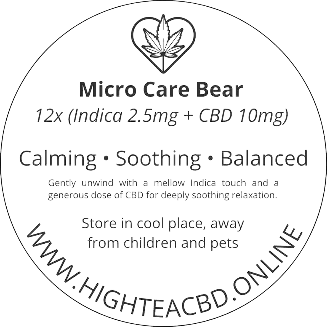 Micro Care Bear 4:1 Sleep CBD Gummies (12-Pack)